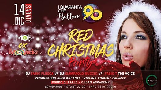 Red Christmas Party al Mob Disco Theatre (Ex Movida)