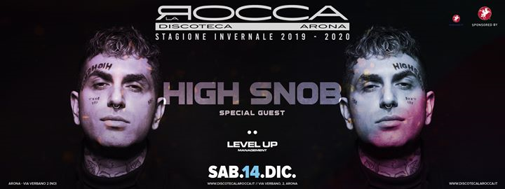 Sab. 14/12 High Snob c/o La Rocca Gold