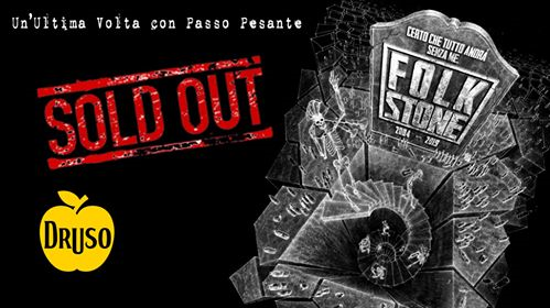Folkstone ✮ Festa di fine tour ✮ Live at Druso ✮ SOLD OUT