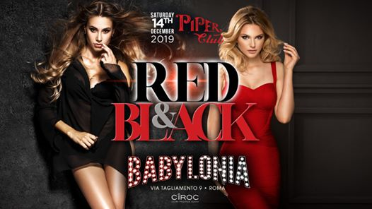 Babylonia Party - Red & Black