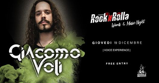 Giacomo Voli at Rocknrolla Words & Music Night at Bononia Club