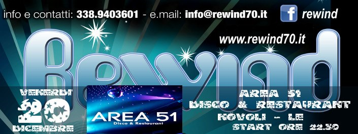 Rewind Live Area 51 - Novoli LE