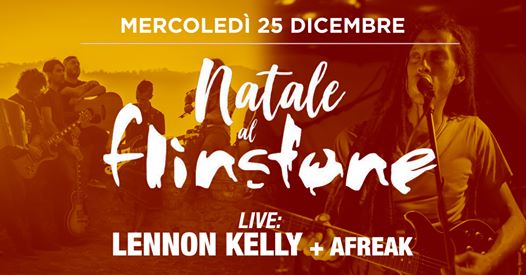 Natale al Flinstone & Gapp // Live Lennon Kelly + Afreak