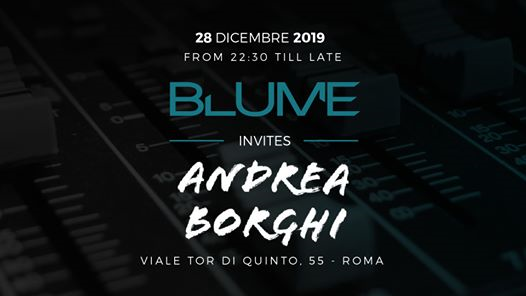 Blume invites: Andrea Borghi