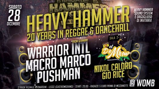 Heavy Hammer 20th Anniversary - Warrior, Macro Marco, Pushman