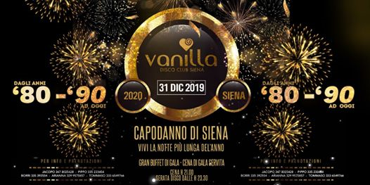 31 Dicembre 2019 - Capodanno di Siena 2020
