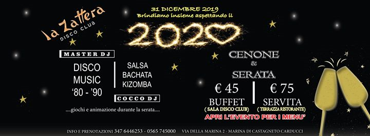 Cenone 31 Dicembre - La Zattera Disco Club