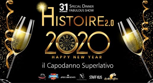 Capodanno 2020 - Histoire 2.0 Discoteque Foggia - Cena_Disco