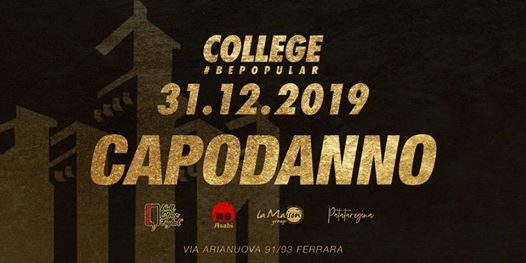 CAPODANNO 2020 at College | Happy New Year