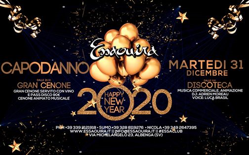 Capodanno 2020: Gran Cenone & Discoteca - Essaouira Club