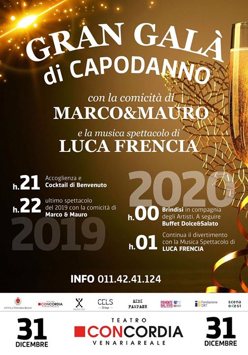 Capodanno 2020 / Teatro Concordia Venaria Reale