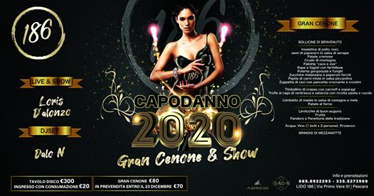 Capodanno 2020 Gran Cenone & Show
