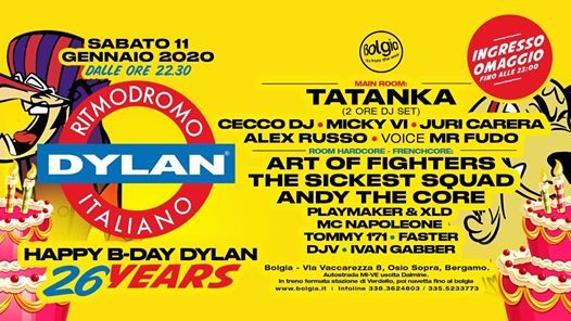 Happy B-Day Dylan 26 years at Bolgia | Gratuito entro 23:00
