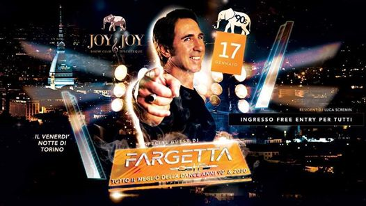 Joy & Joy • Special Guest Fargetta • Venerdì 17 Gennaio 2020
