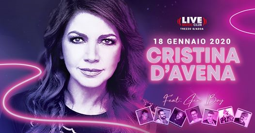 Cristina d'Avena & Gem Boy Show - Live Club - 18/01
