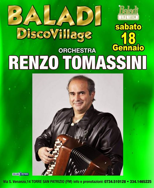 BALADÌ Live Show @ Orchestra RENZO TOMASSINI