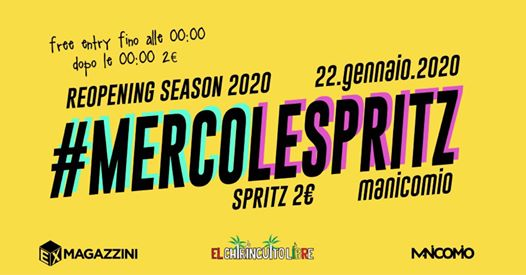 Mercolespritz Reopening season at Ex Magazzini