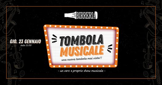 Tombola Musicale by La Birreria