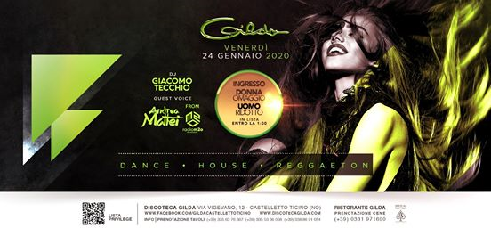 Discoteca Gilda • Venerdì Gilda - 24 Gennaio 2020