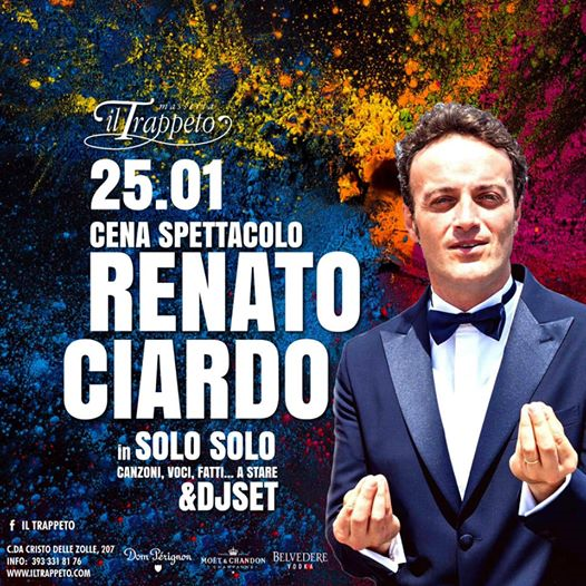 25 Gennaio 2020 - CENA SPETTACOLO con Renato Ciardo