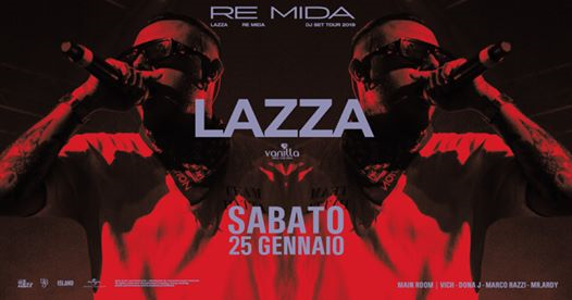Sabato 25 Gennaio - Lazza - Re Mida official tour