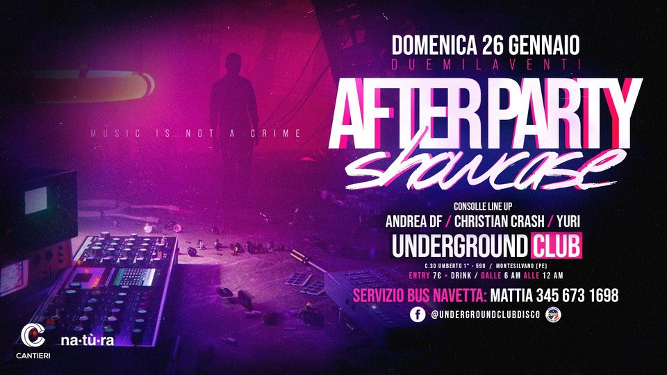 Afterparty dom 26 gennaio