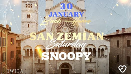 ☆ San Zemian ☆ Snoopy ☆ Giovedì 30 Gen | Prefestivo