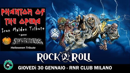 Iron Maiden tribute: Phantom Of The Opera + Skyriders Helloween