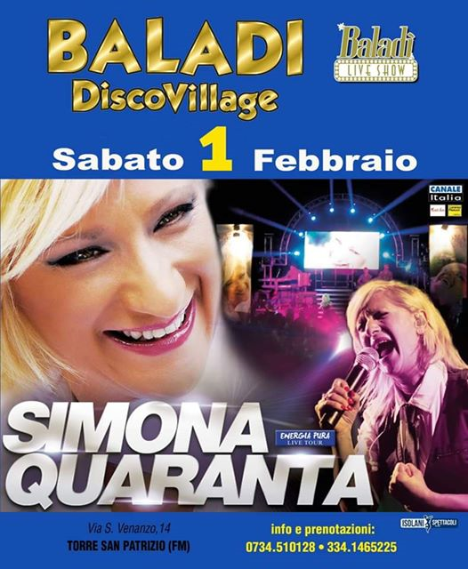 BALADÌ Live Show @ Simona Quaranta