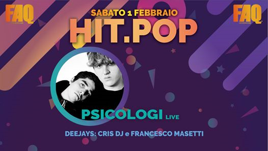FAQ // 1 Febbraio 2020 // Hit.Pop! - Psicologi Live