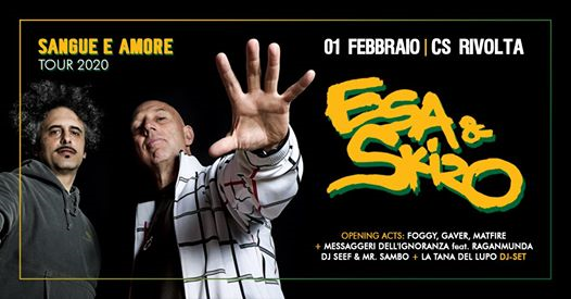 ESA & DJ Skizo "Sangue e Amore Tour" ● CS Rivolta, Marghera (VE)