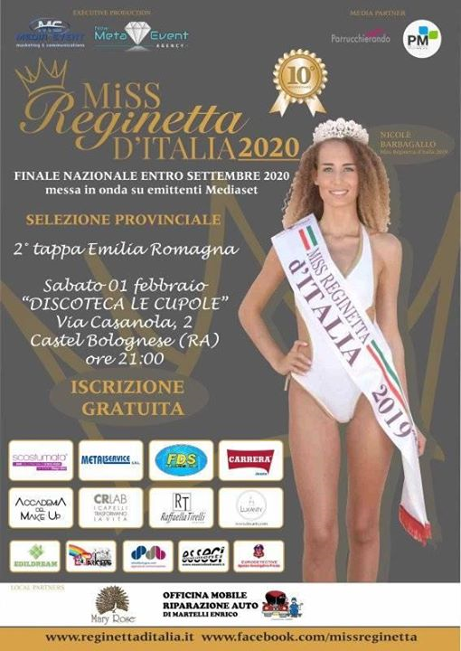 Miss Reginetta D'Italia@Le Cupole Discoteca Castelbolognese