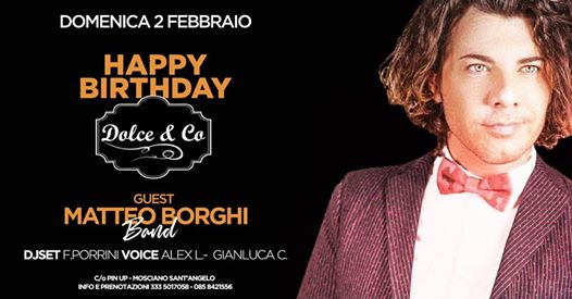 BUON COMPLEANNO DOLCE&co