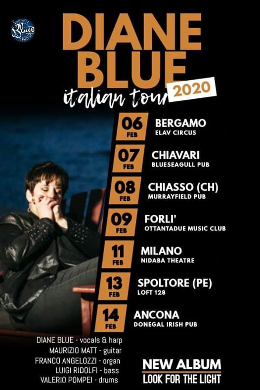 DIANE BLUE ITALIAN TOUR 2020