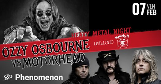 Ozzy Osbourne vs. Motörhead (tribute band) • Heavy Metal Night