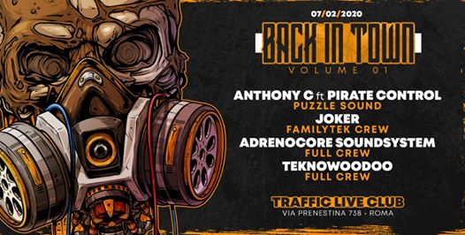 Back In Town Vol.1 @Traffic Live Club ( Woman's free entry )