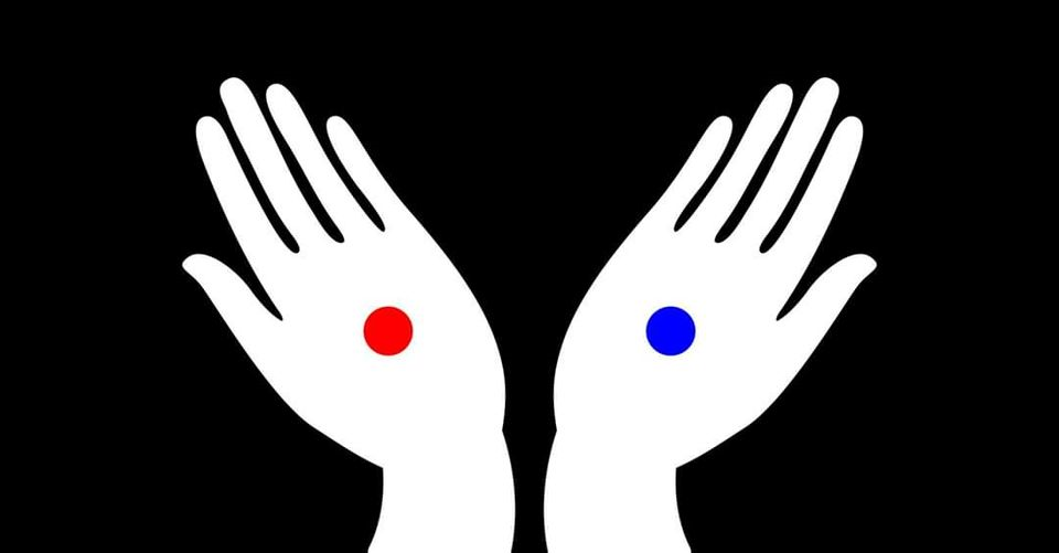 HANDS XVI - RED or BLUE