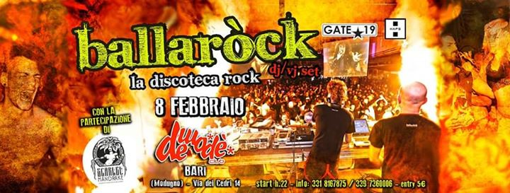 Sab 8 Feb Ballaròck al Demodé - La Discoteca Rock
