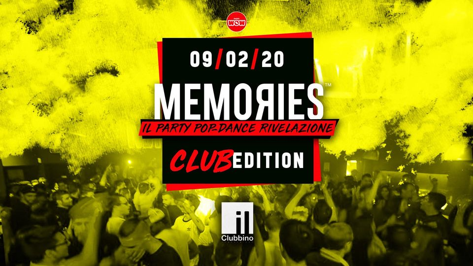 MEMORIES • Club Edition @il Clubbino