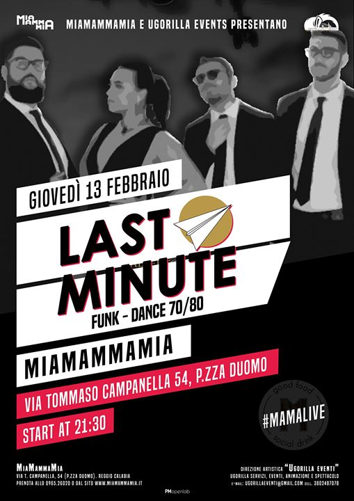 Last Minute - #MamaLive