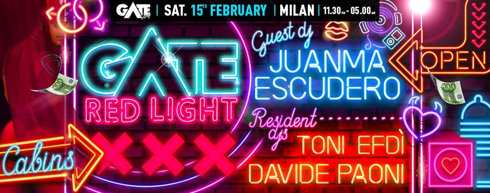 GATE RED LIGHT DISTRICT - Sat. 15th February - District 272 Club