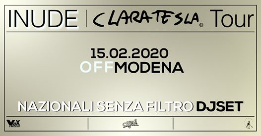INUDE Live//Nazionali Senza Filtro_Moderna#5@OFF Modena