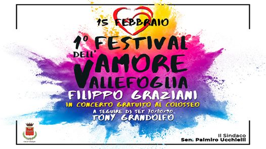 1° Festival dell'Amore - Concerto Gratuito di Filippo Graziani
