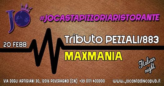 Tributo Pezzali/883 (MAX MANIA) al Jocasta