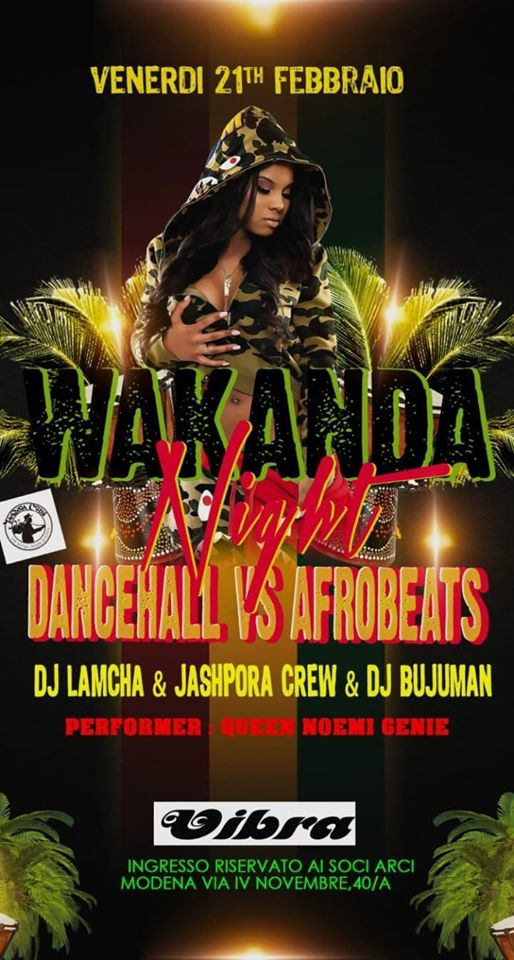 Wakanda Night! Dancehall & Afrobeats