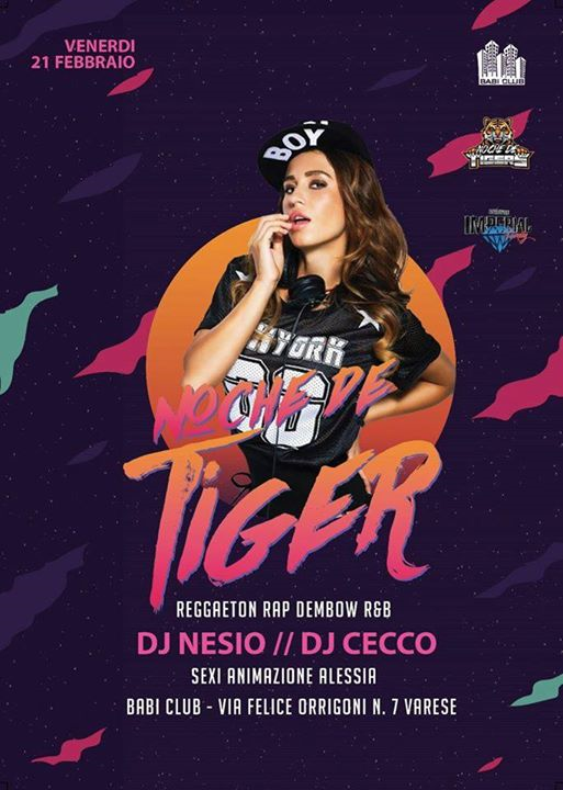 Friday Tiger - Reggaeton Rap Dembow R&B music-Party Varese@BABI