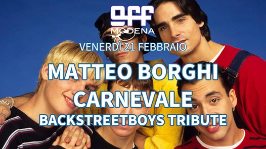 Carnevale con Borghi + BackstreetBoys Tribute