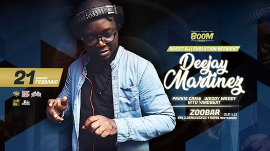 Boom Friday | Deejay Martinez (Evolution Resident)