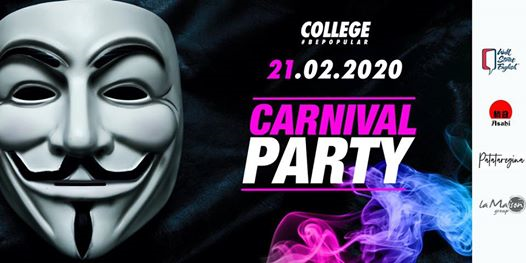 Carnival party at College | Donna €1 entro 00.00