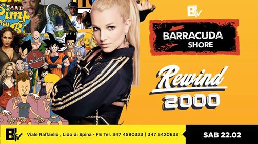 Rewind2000 at Barracuda Club | Donna €1 entro 00.00